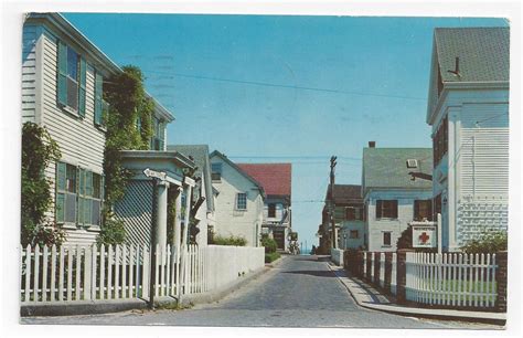 MA Provincetown Gosnold Street Vintage 1959 Postcard