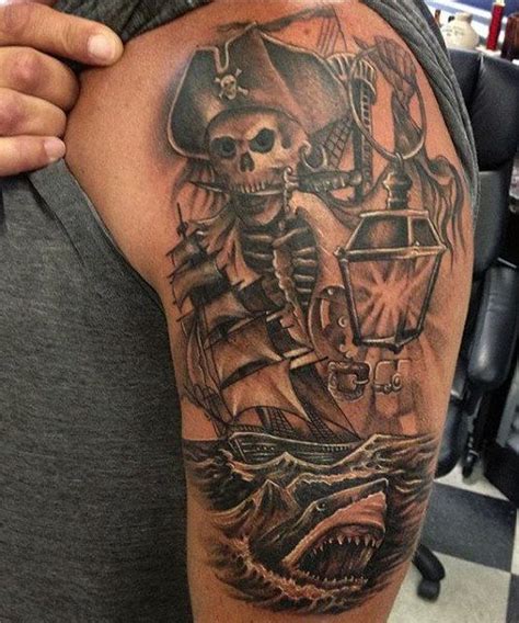 Best Pirate Tattoo Designs - SCRIBB LOVE TATTOO DESIGN