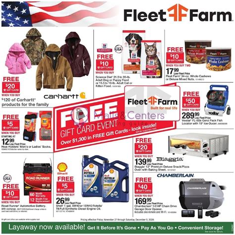 Fleet Farm Weekly ad valid from 11/27/2020 to 12/05/2020 - MallsCenters