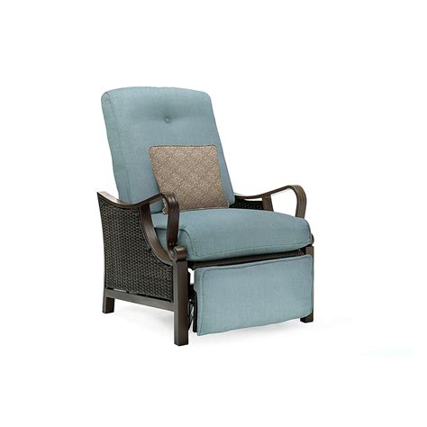 Customer Reviews: Hanover Ventura Outdoor Luxury Recliner Brown/Ocean Blue VENTURAREC-BLU - Best Buy