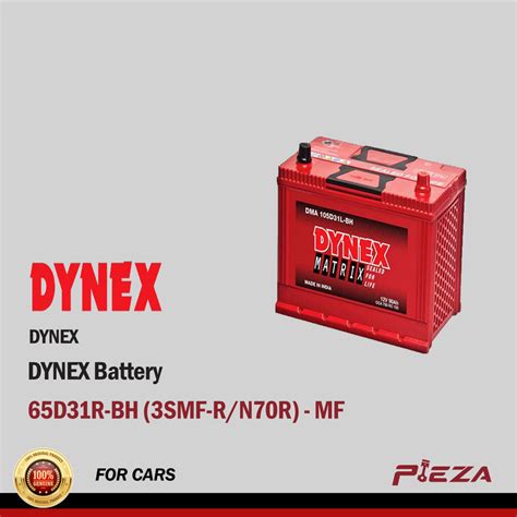 DYNEX Battery 65D31R-BH (3SMF-R/N70R) - MF - Pieza Automotive PH