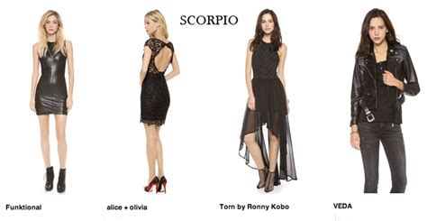 Scorpio Fashion - Astrological Counsel & Astro-Type Style