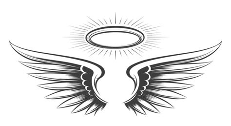 1,148 Black White Cartoon Angels Halo Royalty-Free Images, Stock Photos ...