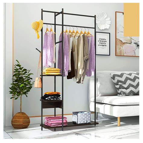 Freestanding Clothes Rack Metal Garment Rack Clothing Rack Open ...