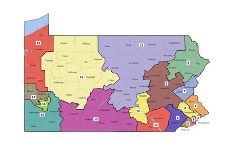 Pa. Supreme Court's redistricting plan modifies boundaries, renumbers ...