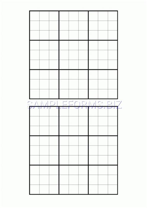 Preview Pdf Blank Sudoku Grid, 1 - Sudoku Printable