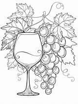 Alcohol Giggles  Wine & Cocktails PDF Coloring Book – Rachel Mintz sketch template
