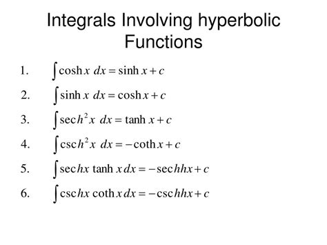 PPT - Hyperbolic Functions PowerPoint Presentation, free download - ID ...