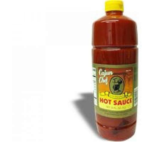 Cajun Chef Louisiana Hot Sauce 34 oz Pack of 2 - 371655357024