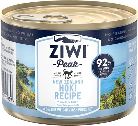 ZIWI Peak Hoki Recipe Canned Cat Food, 6.5-oz, case of 12 - Chewy.com