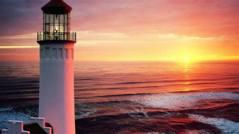 Sunset Desktop Backgrounds - Live Wallpaper HD | Beautiful lighthouse, Sunset wallpaper, Lighthouse