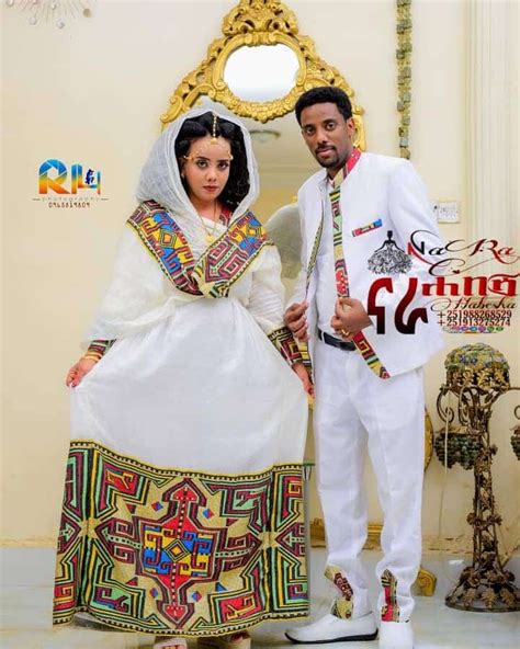 Ethiopian And Eritrean Couple Habesha Traditional Dress,, 42% OFF