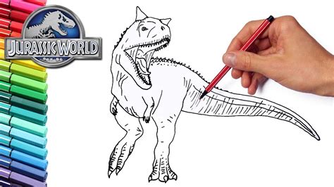 Baryonyx Jurassic World Coloring Page First color mut on a baryonyx