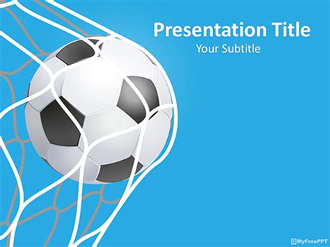 Free Soccer Goal PowerPoint Template - Download Free PowerPoint PPT