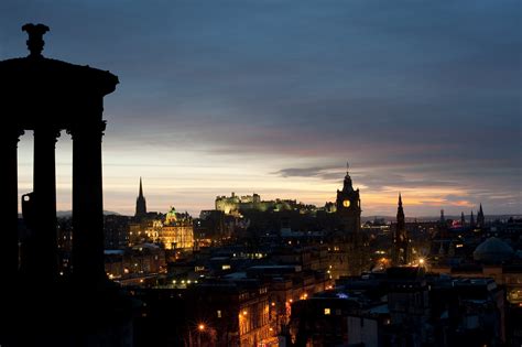 View of Edinburgh at night-6623 | Stockarch Free Stock Photos