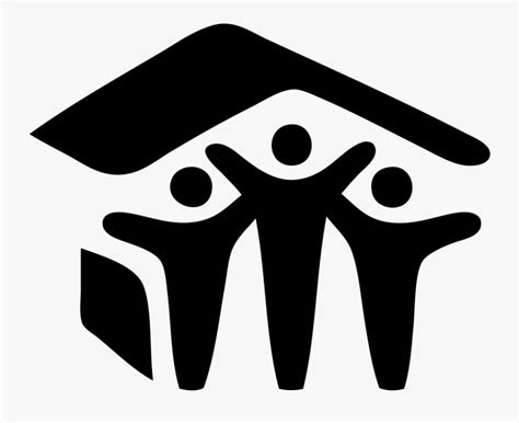 Black And White Habitat For Humanity Logo , Free Transparent Clipart - ClipartKey