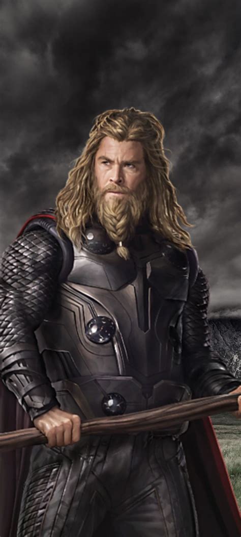 1080x2400 Chris Hemsworth As Thor In Endgame 1080x2400 Resolution ...