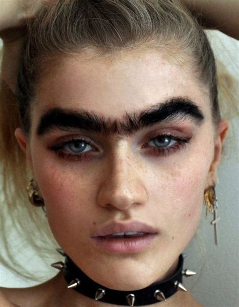 Sophia Hadjipanteli | Unibrow, Eyebrow trends, Beauty