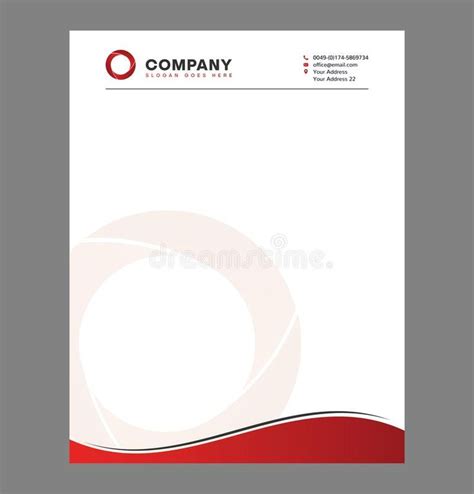 Letterhead With Logo Template - Professional Business Template