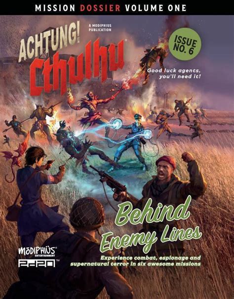 Achtung! Cthulhu RPG 2d20 Mission Dossier 1 Behind Enemy Lines