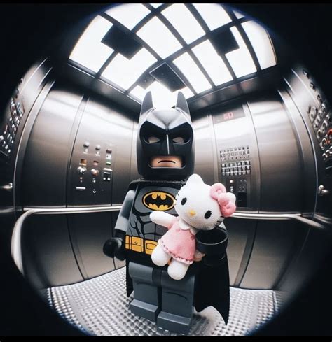 LEGO Batman & Hello Kitty — Made by: lilcutiedollbaby (TikTok) | Batman pictures, Hello kitty ...