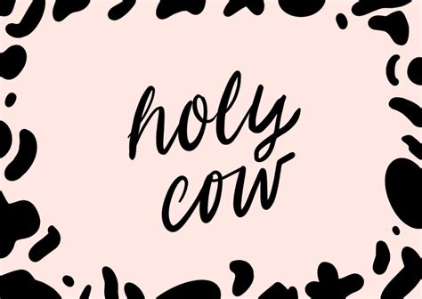 holy cow | Just because Cards & Quotes 🤠🙈🐟 | Send real postcards online