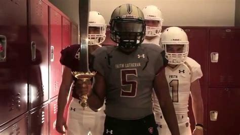 2015 Faith Lutheran Football Uniform Unveil Video - YouTube