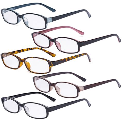 5 Pack Small Reading Glasses for Women Reading Fashion Readers ...