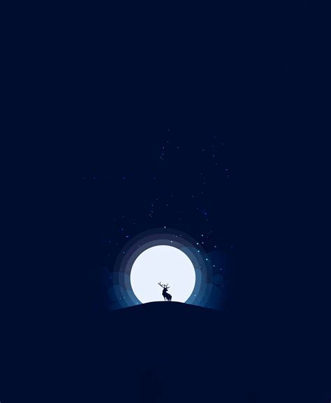 Minimalist moon : r/MobileWallpaper