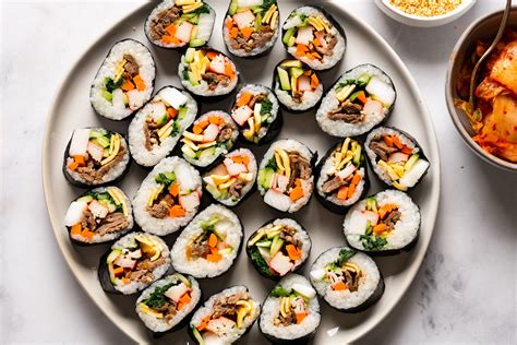 Kimbap (Korean Sushi Rolls) Recipe