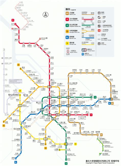 Taipei Metro – Metro maps + Lines, Routes, Schedules