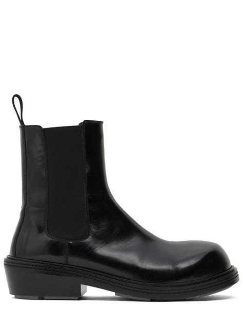 BOTTEGA VENETA - Fireman Leather Chelsea Boots Bottega Veneta