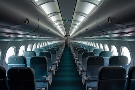 Free Photo | Clean airplane interior