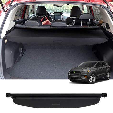 Powerty Cargo Cover Retractable Rear Trunk Security Cover Shielding Shade for Subaru Crosstrek ...