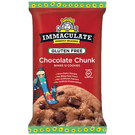 Gluten Free Chocolate Chunk Cookie Dough | Immaculate Baking Company Gluten Fr… | Chocolate ...