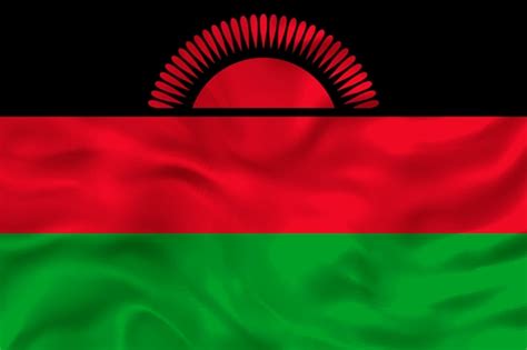 Premium Photo | National flag of malawi background with flag of malawi