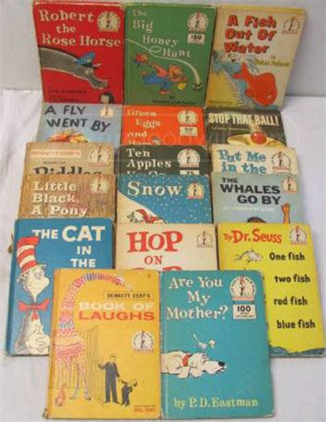 Dr Seuss 17 Vintage Beginner Books book club