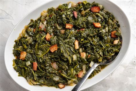 Sautéed Southern Mustard Greens Recipe With Bacon