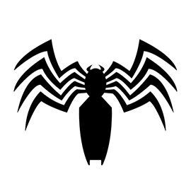 Venom Symbol Stencil | Venom symbol, Marvel tattoos, Venom