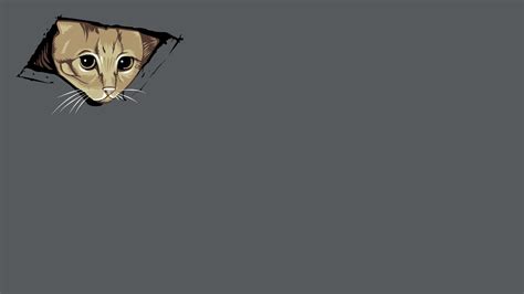 Minimalist Cat Desktop Wallpapers - Wallpaper Cave