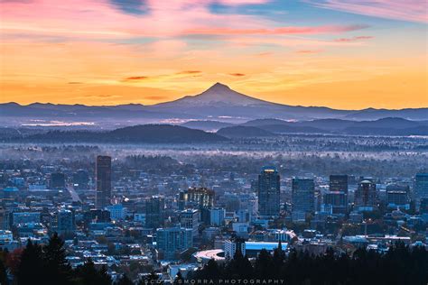 Portland Sunrise | Pittock Mansion | Portland, Oregon | Scott Smorra