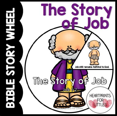 The Story of Job Bible Story Wheel, Job 1-2, Bible Story Craft, Sunday ...