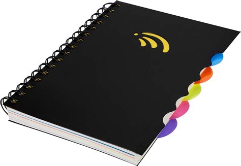 5-Subject Spiral Notebook with Page Dividers and Index Tabs, Hardcover ...