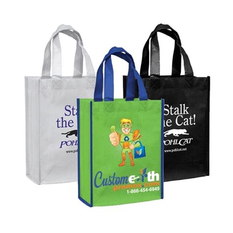 Mini Recycled Reusable Grocery Bags | Custom Totes