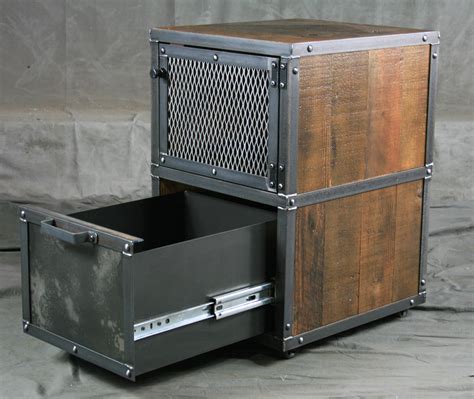 Small File Cabinet with Storage – Combine 9 | Industrial Furniture