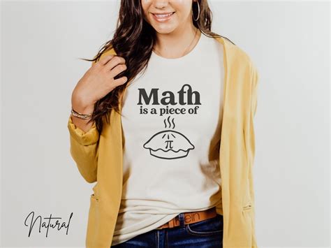 Pi Day Shirt Math is a Piece of Pi Funny Math Shirt Math Teacher Gift ...