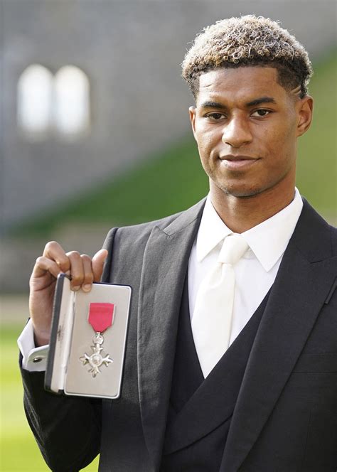 Marcus Rashford Collects His MBE From Prince William | POPSUGAR ...