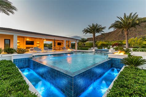 Infinity Edge Swimming Pool Designs — Presidential Pools, Spas & Patio of Arizona