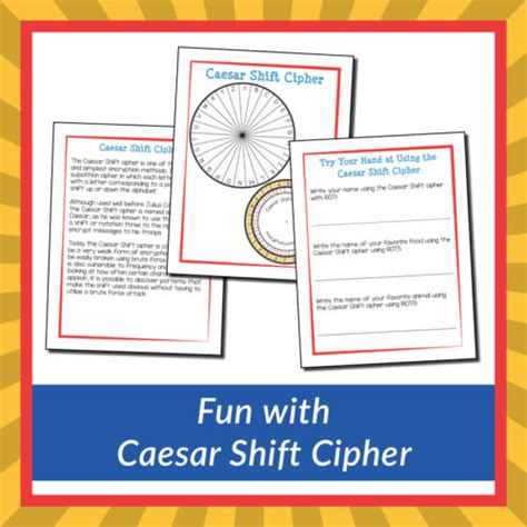 Fun with Caesar Shift Cipher - Gift of Curiosity