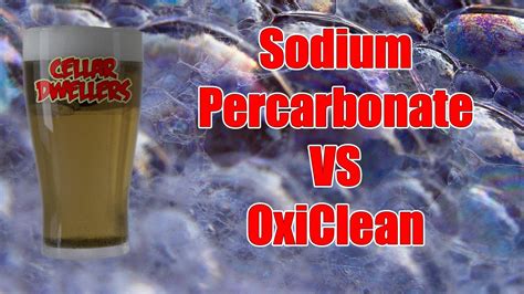 OxiClean VS Sodium Percarbonate - Cheap Brewery Cleaners - YouTube